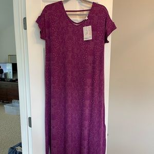 Xs LulaRoe Maci Maxi Dress- purple